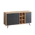 Hanah Home Komoda VEIT 140x40x89cm Hrast-Crna