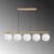 Opviq Luster Dual-13764, 15cm, IP20, Belo-zlatne boje