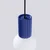 Sollux SL.1739 - Luster na sajli HALO 1xG9/8W/230V prečnik 12 cm plava