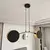 Luster na sajli MOTIF 2xE27/15W/230V crna