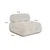Atelier del Sofa Fotelja Bubble O1 Bela