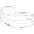 Vidaxl Box spring postelja z vzmetnico LED temno siva 100x200 cm žamet