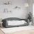 Vidaxl Raztegljiva postelja temno siva 100x190 cm blago