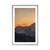 Plakat s paspartujem sončni zahod na gorah - 30x45 no frame