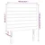 Vidaxl Vzglavje postelje temno rjavo 100x5x118/128 cm blago