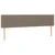 Vidaxl LED posteljno vzglavje taupe 160x5x78/88 cm blago
