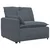 Modularna sofa s jastucima, baršunasta, tamno siva