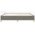 shumee vidaXL Posteljni okvir brez vzmetnice temno siv 200x200 cm oblazinjen s blagom