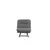 Atelier del Sofa Fotelja Misa 110x70cm Svetlosiva