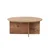 Hanah Home Klub sto Soleil, 90x40x90 cm, Braon