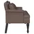Vidaxl Chesterfield klop Rjava 120,5 x 65 x 75 cm Umjetno usnje