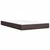 Vidaxl Box spring postelja z vzmetnico temno rjava 120x190 cm blago
