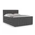 Siva boxspring postelja s prostorom za shranjevanje 140x200 cm Ruby – Maison de Reve