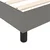 Vidaxl Box spring postelja z vzmetnico temno siva 180x200 cm blago