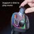 Bluetooth FM RGB Transmiter C15 3.1A+Type C crni