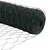 Heksagonalna ograda Zelena 1,4 x 25 m PVC