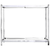 Stalak za gume s 2 razine srebrni 110 x 40 x 110 cm čelični