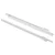 Klizač za ladice 2 pcs Bijelo 400 mm Čelik