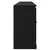 Komode 3 pcs Crni hrast 210 x 35,5 x 67,5 cm Konstruirano drvo