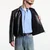 Jakna OUR LEGACY Mini Jacket Top Dyed Black Leather 54
