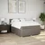 Vidaxl Box spring postelja z vzmetnico taupe 160x200 cm blago