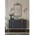 Hanah Home Komoda Meyra 120, Anthracit-zlatna