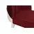 Hanah Home Set trpezarijskih stolica Nova 081 V4, 4 komada, Bordo