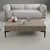 Hanah Home Klub sto Lyon 32 105x32,6x60cm Krem-Crni