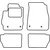 Textile car mats Mazda 2 2011-2014