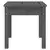 Vrtna klupa siva 50x44x45 cm od masivne borovine
