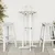 Stol za bar Bijelo 55 x 55 x 107 cm Polietilen