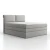 Bessagi Home Postelja Boxspring Mosamo, 180x200, Svetlo Siva