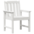 Vrtna stolica 4 pcs Bijelo 65.5 x 59 x 88 cm Polietilen
