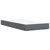 Vidaxl Box spring postelja z vzmetnico temno siv 90x190 cm žamet