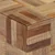 Stolić za kavu sivi 55x55x40 cm od masivne obnovljene tikovine