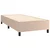 Krevet box spring madrac LED cappuccino 90x190cm umjetna koža