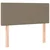 Vidaxl Box spring postelja z vzmetnico taupe 90x200 cm blago