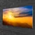 tulup.si Slika na steklu Mountain sun oblaki landscape 120x60 cm 2 obešalnika
