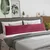 Jastučići za sofu 2 pcs Vinska crvena 200 x 40 cm