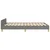Vidaxl Posteljni okvir brez vzmetnice temno siv 120x200 cm blago