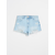Sinsay - High waist kratke pantalone od trapera - plava