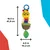 BABY EINSTEIN Igrača z ropotuljico na C-obroču Cal-a-Puller 0m+