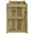 Vrtna sadilica 150 x 50 x 70 cm od impregnirane borovine