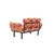 Atelier del Sofa Dvosed na razvlačenje Nitta 155x85x73cm Šareni