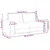 vidaXL Dvosed kremne barve 180x77x82 cm blago