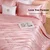 Fuanna Komplet posteljina, 4 dela, 230x229cm, Roze