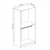 Hanah Home Garderober Kale-190, 90x190x52 cm, Beli