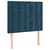 Vidaxl Box spring postelja z vzmetnico temno modra 120x200 cm žamet