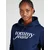 Tommy Jeans Majica temno modra/bela