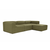 ATELIER DEL SOFA Ugaona garnitura Fora Green